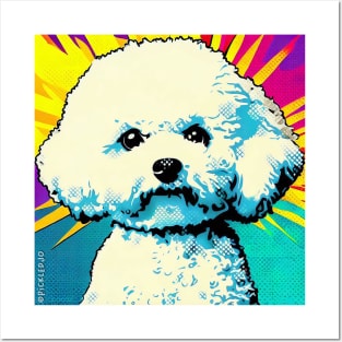 Bichon Frise pop art Posters and Art